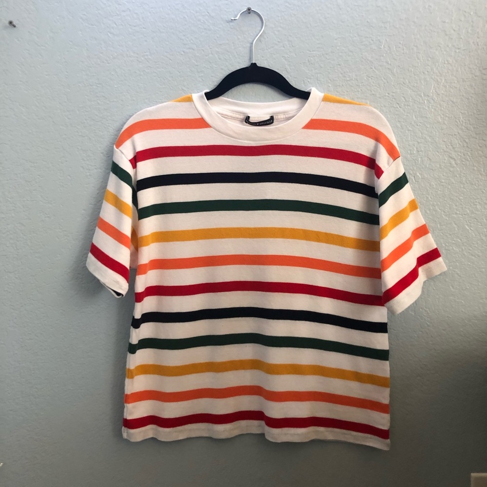 Striped Aleena T-shirt from Brandy Melville